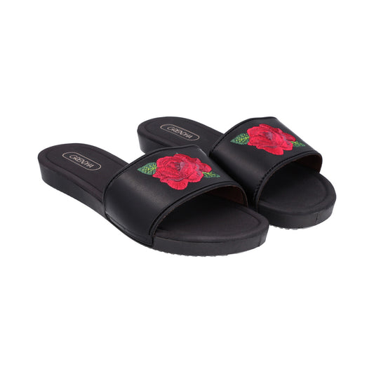 Sandalia Flower Negro  Grendha