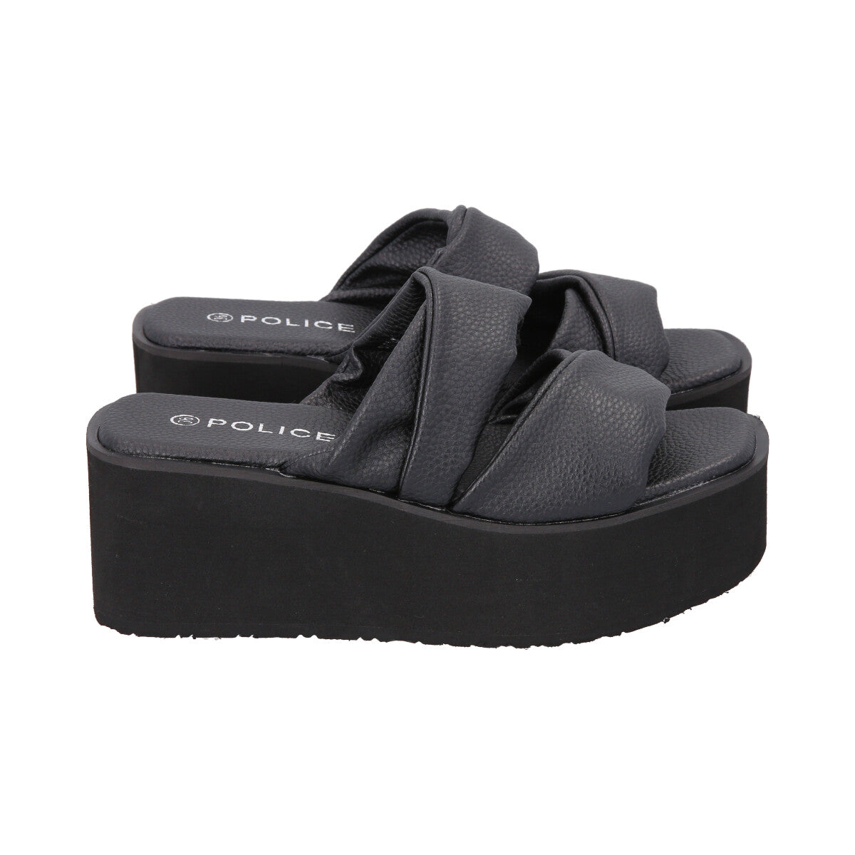 Sandalia Mujer Negro Lola Police