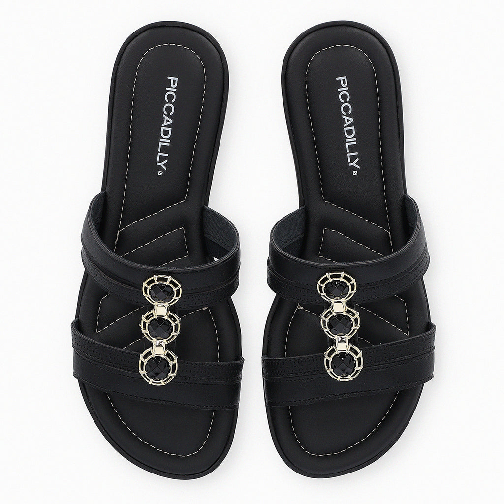 Sandalia Mujer Negro Joana Piccadilly