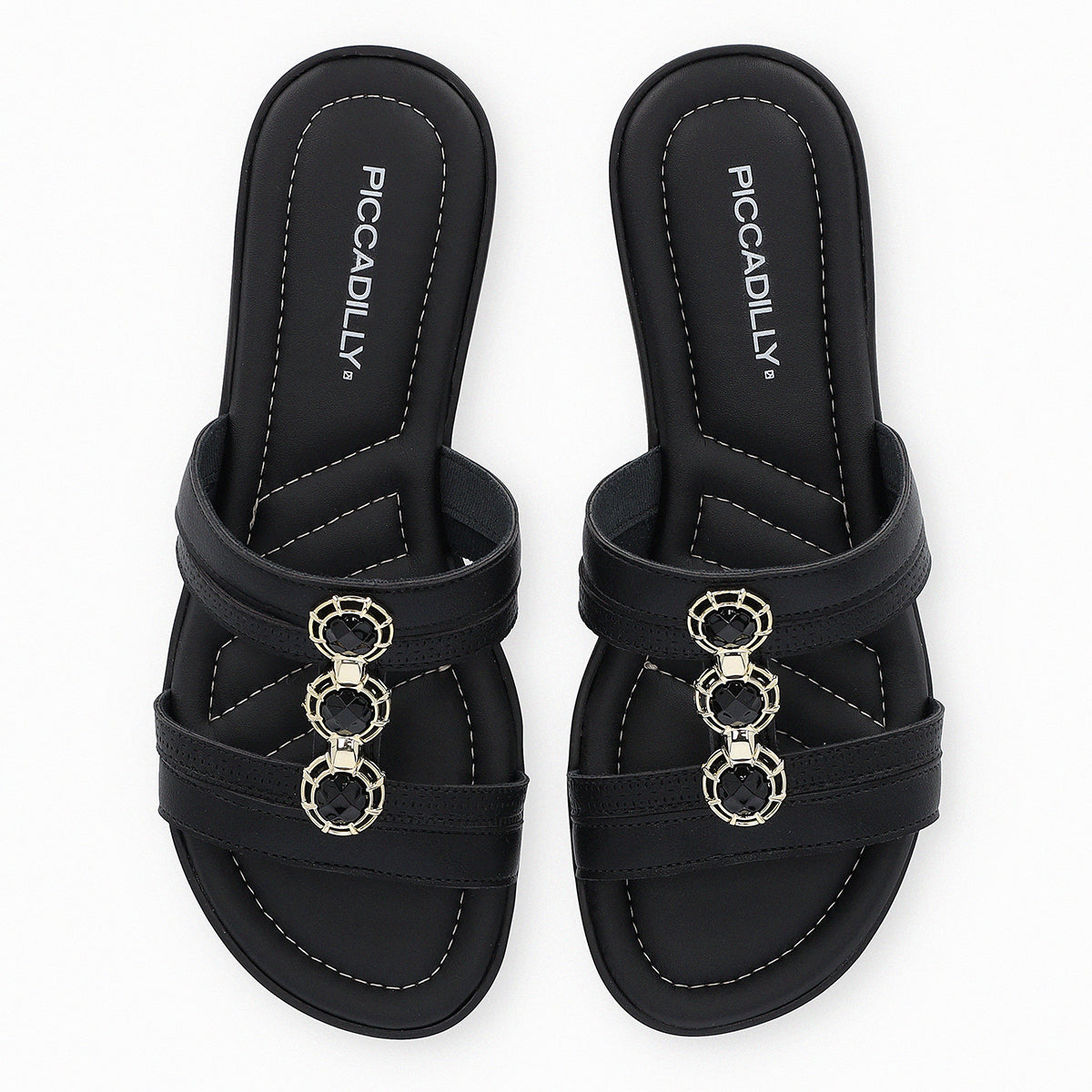 Sandalia Mujer Negro Joana Piccadilly