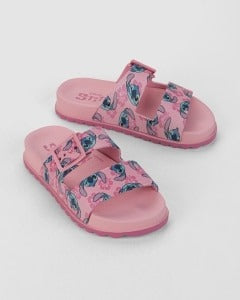 Sandalia Infantil Rosa Stich Summer Ipanema