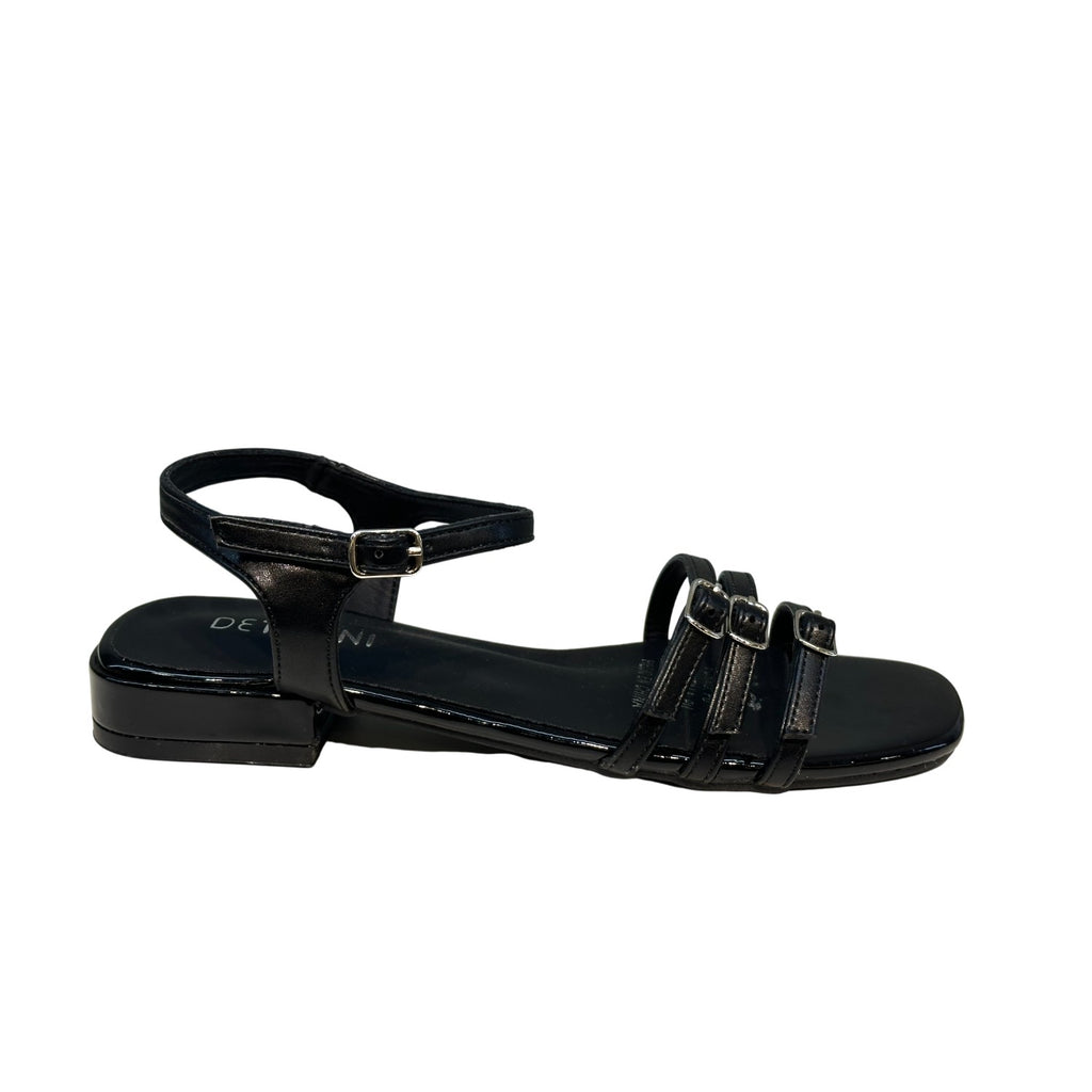 Sandalia Mujer Negro Sofie Detogni