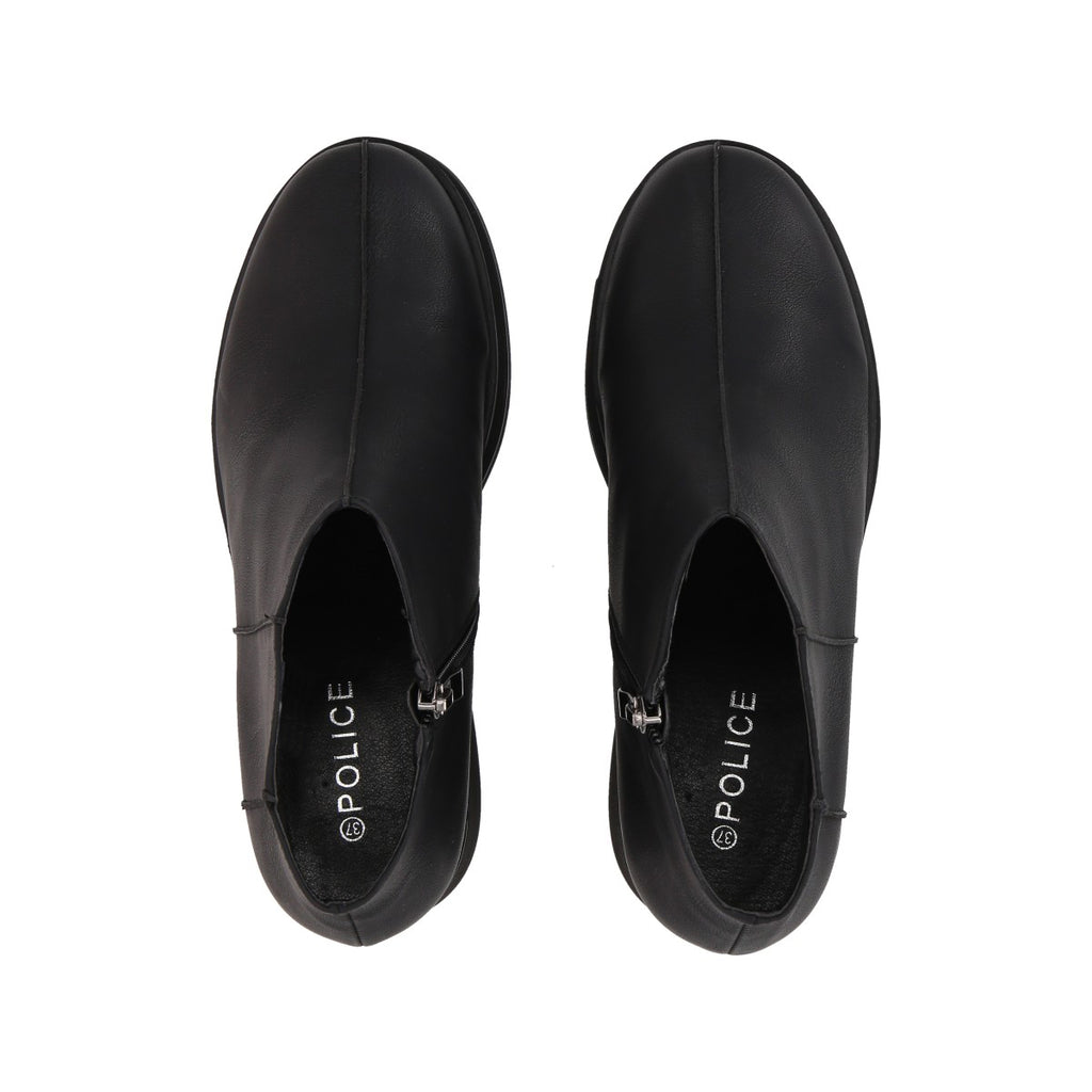 Botin Mujer Negro Plataforma Zeta Police