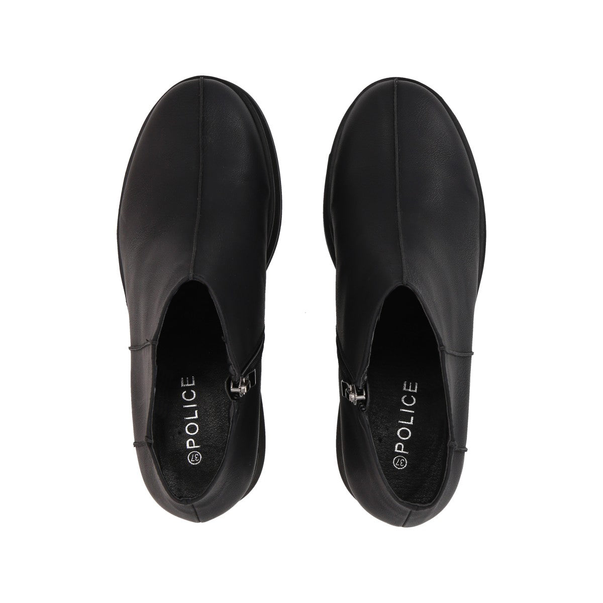 Botin Mujer Negro Plataforma Zeta Police