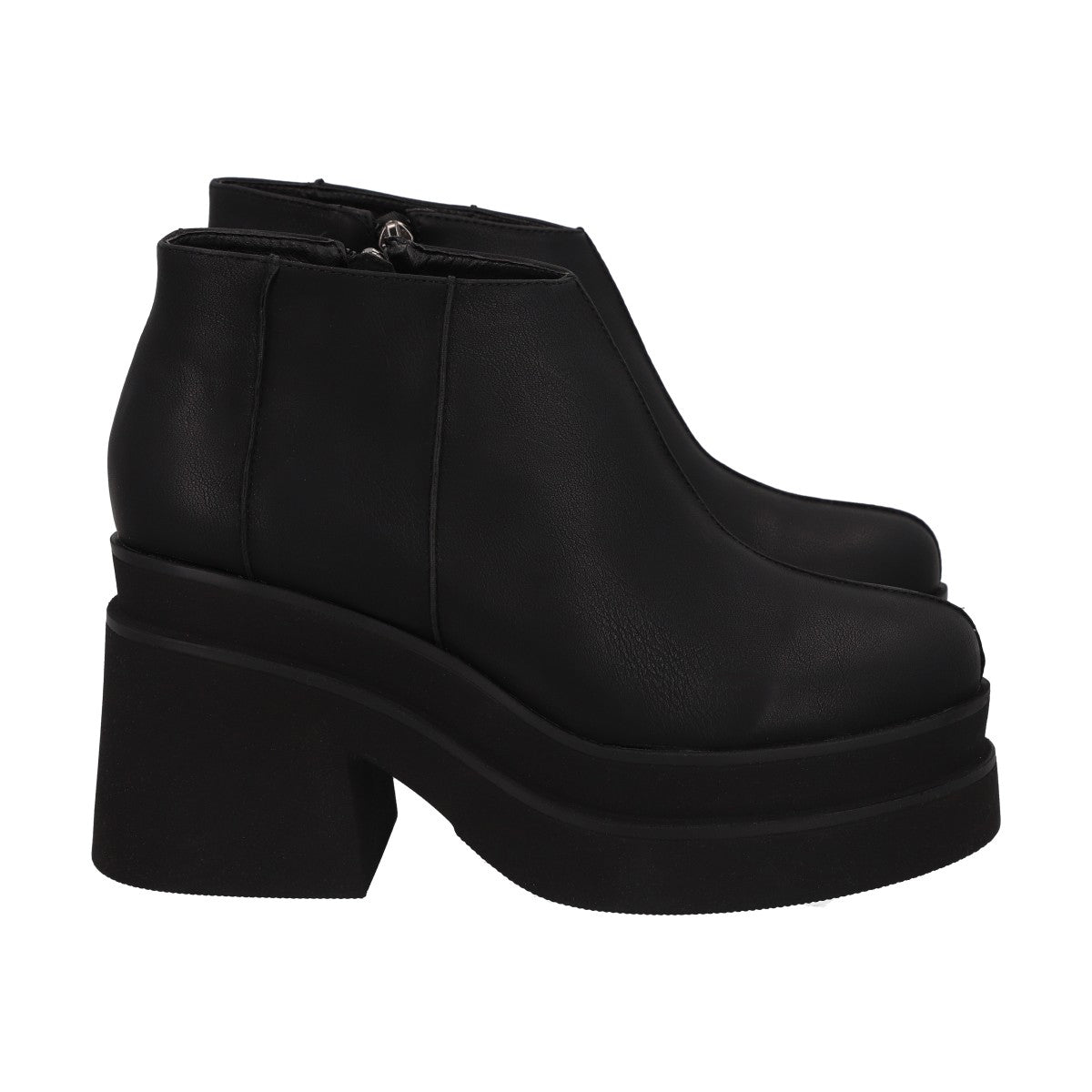 Botin Mujer Negro Plataforma Zeta Police