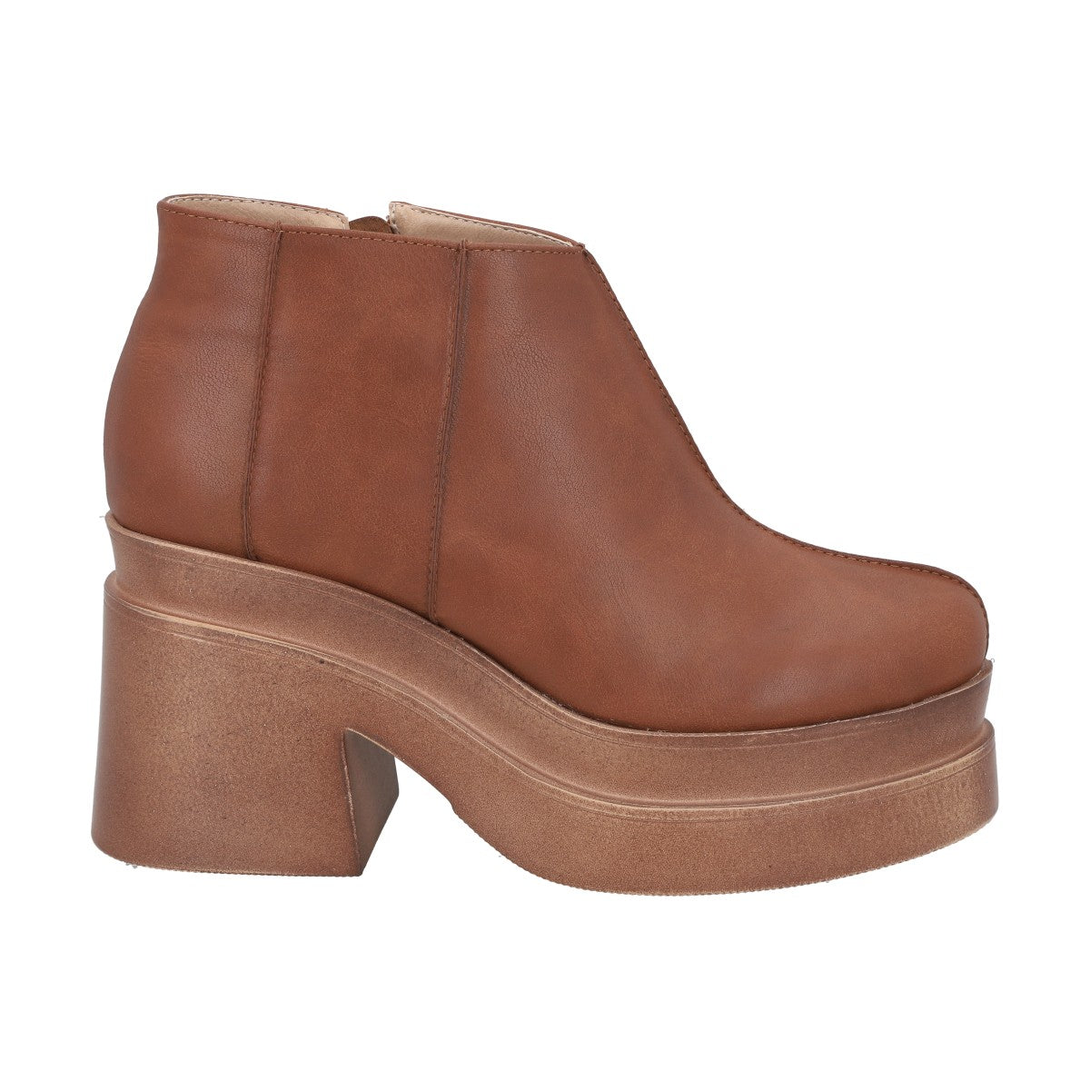Botin Mujer Camel Plataforma Zeta Police