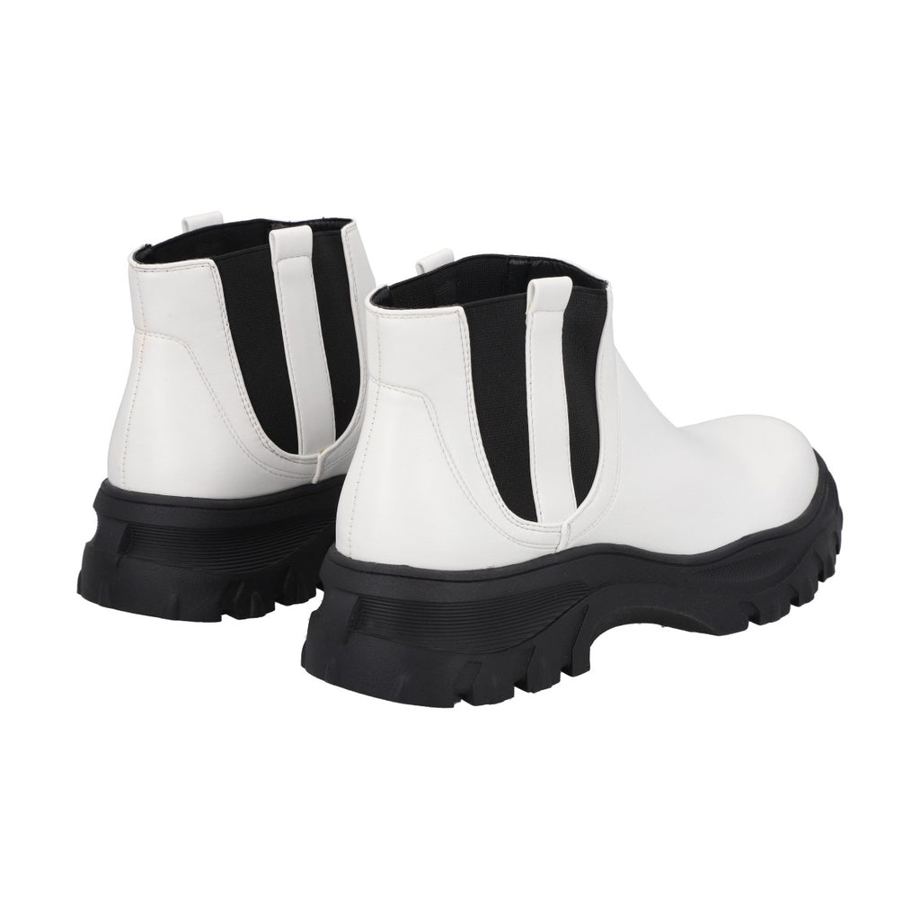 Botin Mujer Blanco Cota Police