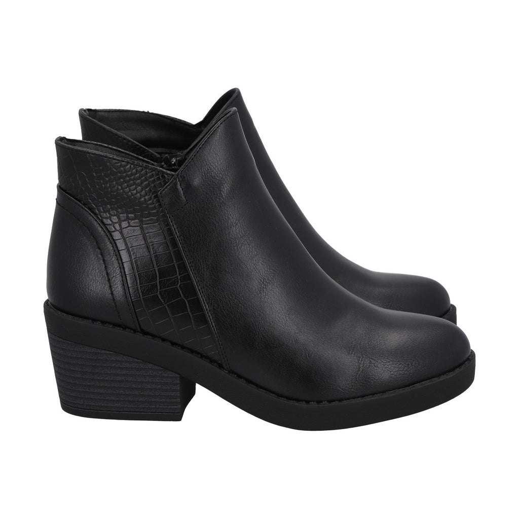 Botin Mujer Negro Zara Police