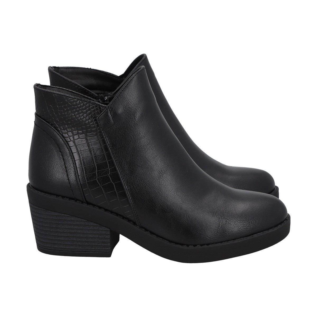 Botin Mujer Negro Zara Police