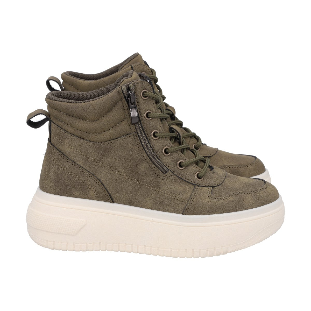 Botin Mujer Verde Plataforma Sole 075 Police