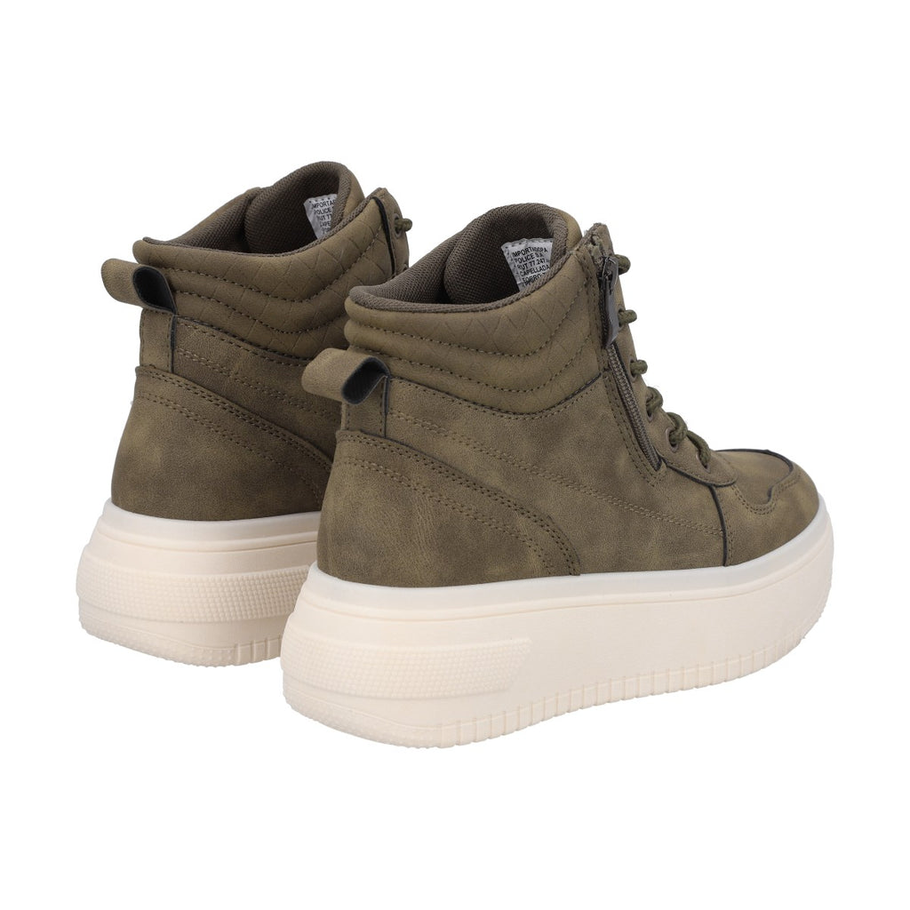 Botin Mujer Verde Plataforma Sole 075 Police