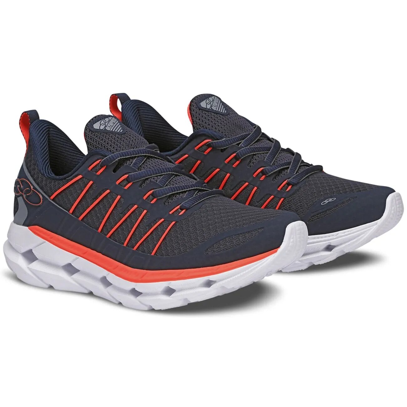 Zapatilla Infantil Cyber 3 Azul/Naranja Olympikus