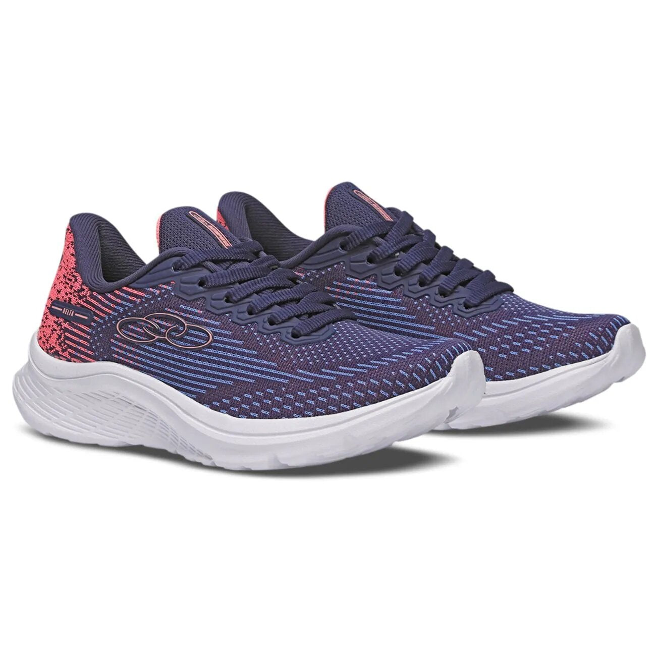 Zapatilla Infantil Delta Azul/Rosado Olympikus