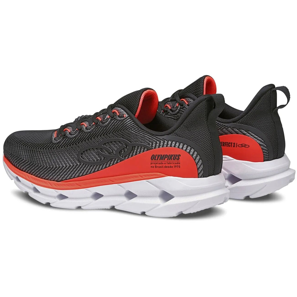 Zapatilla Infantil Perfect 3 Negro/Naranjo Olympikus