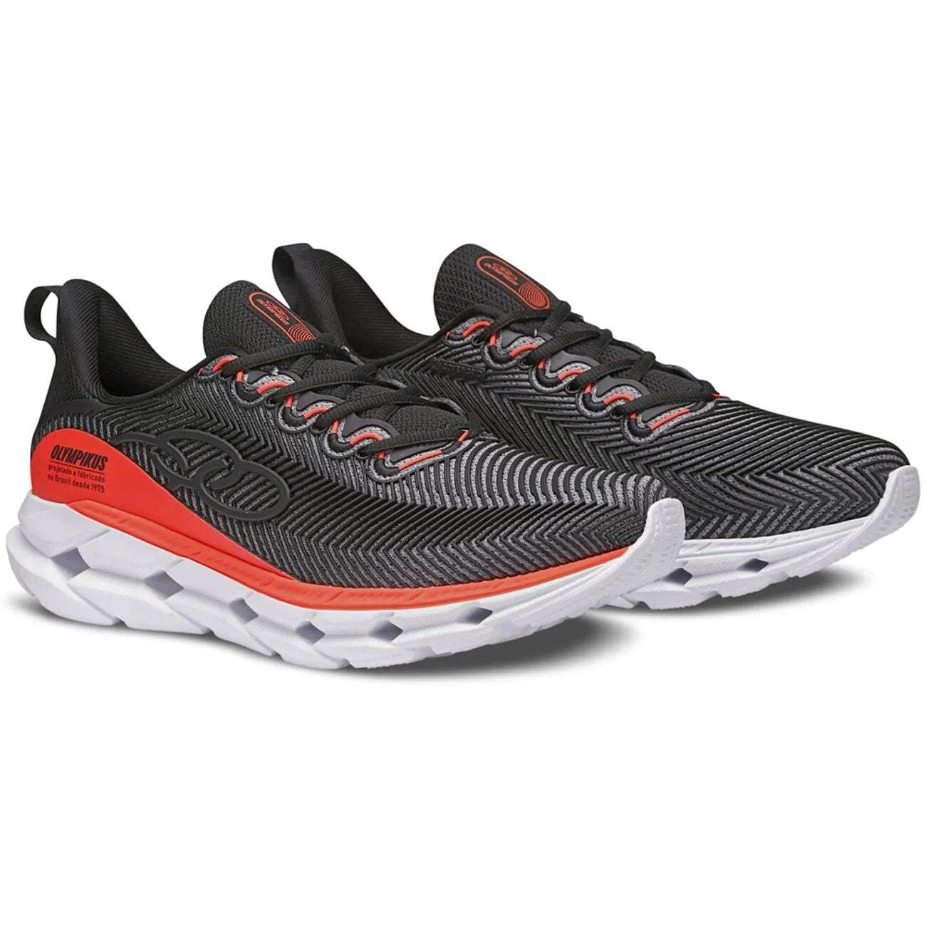 Zapatilla Infantil Perfect 3 Negro/Naranjo Olympikus