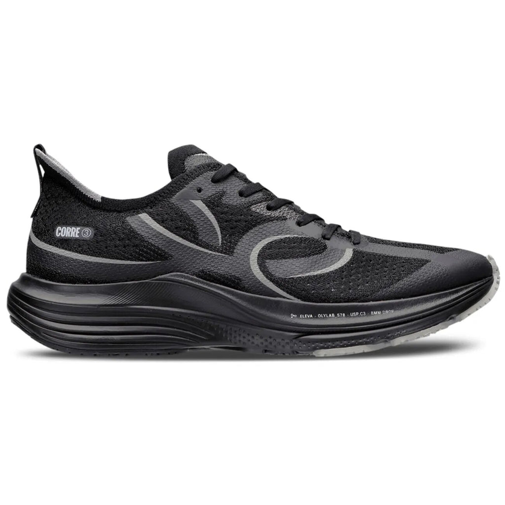 Zapatilla Running Hombre Corre 3 Negro