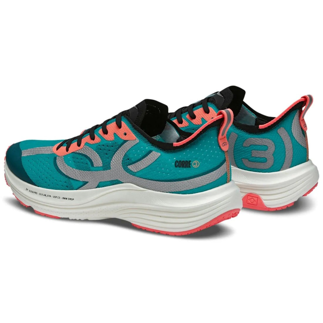 Zapatilla Hombre Running Corre 3 Celeste