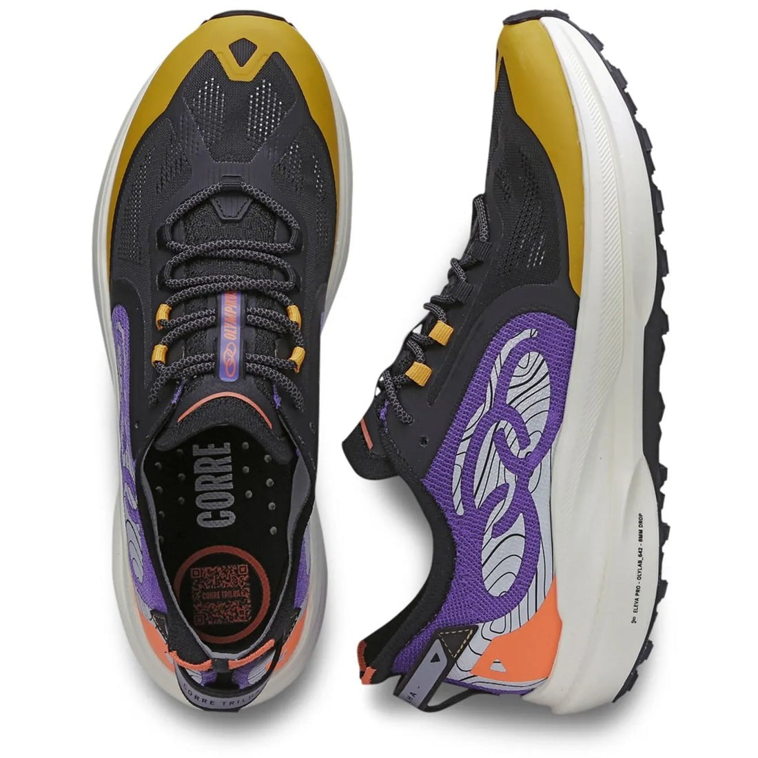 Zapatilla Trail Running Hombre Corre Trilha Negro/Multi