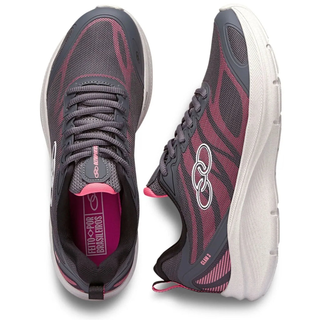 Zapatilla Mujer Glam 3 Gris Olympikus