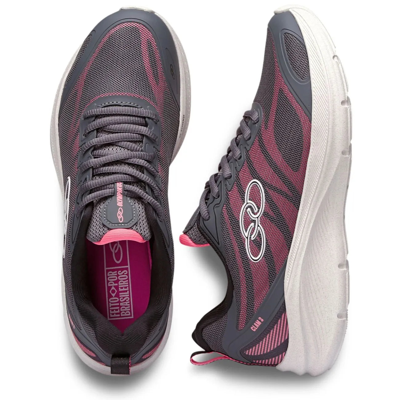 Zapatilla Mujer Glam 3 Gris Olympikus