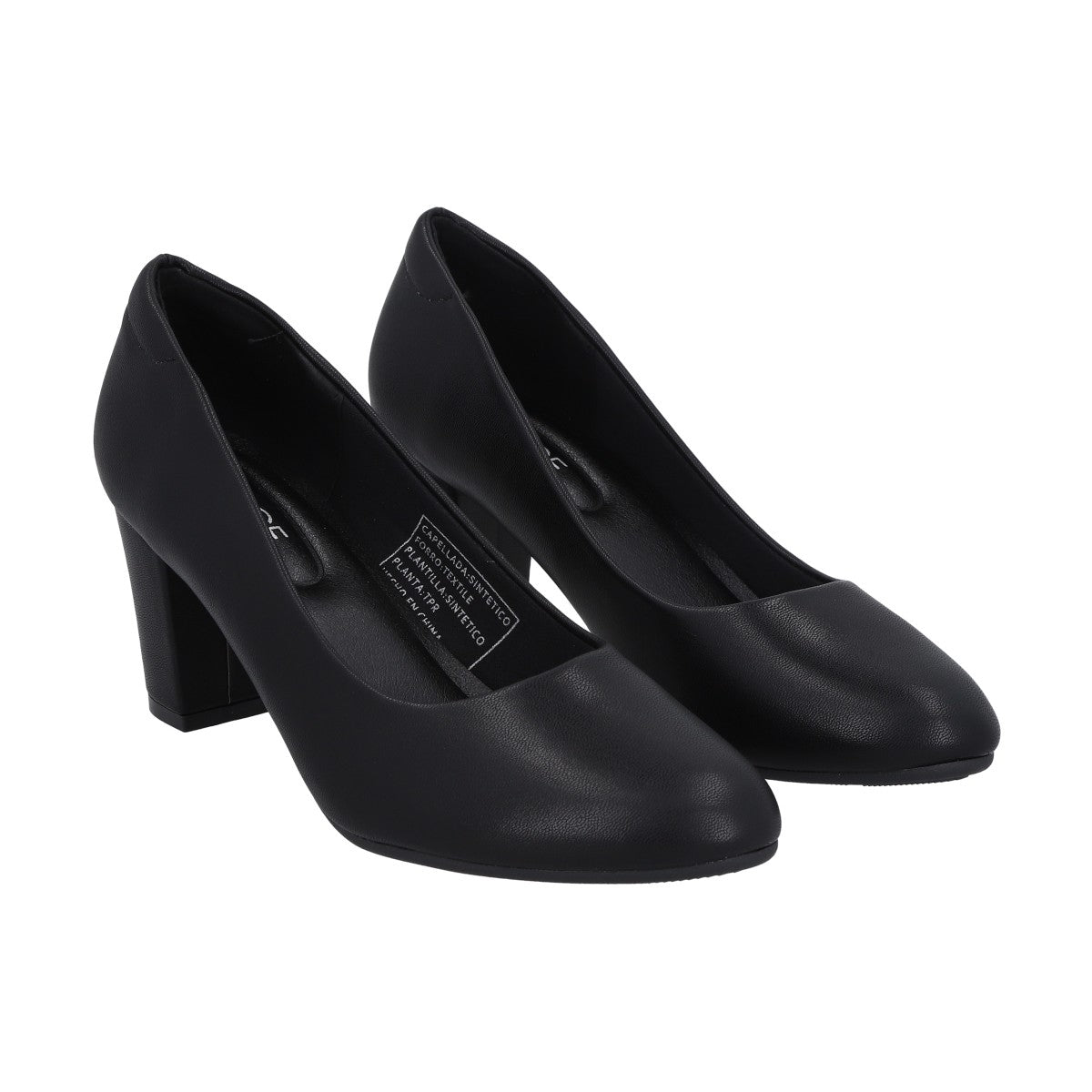 Zapato Mujer Negro Mary  Police