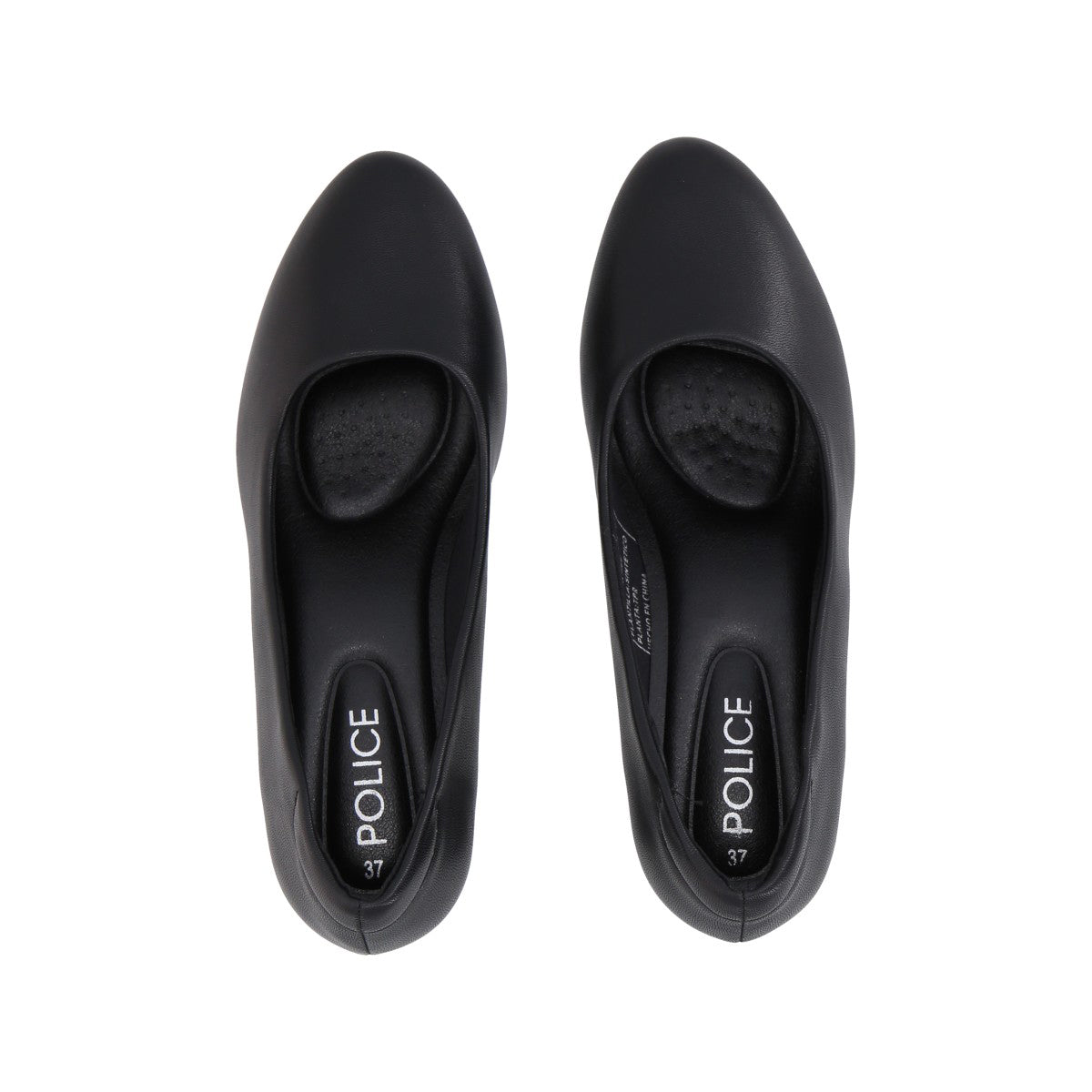 Zapato Mujer Negro Mary  Police