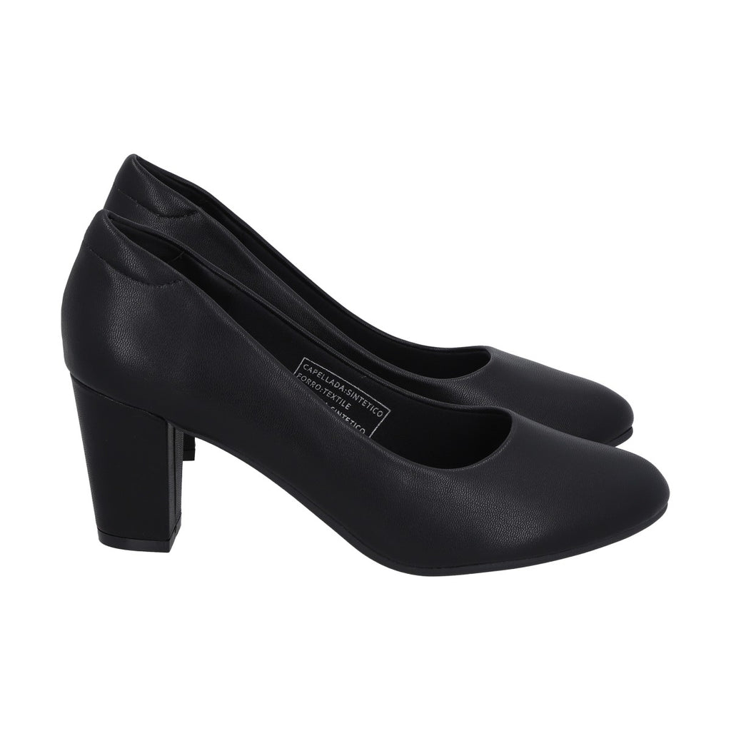 Zapato Mujer Negro Mary  Police