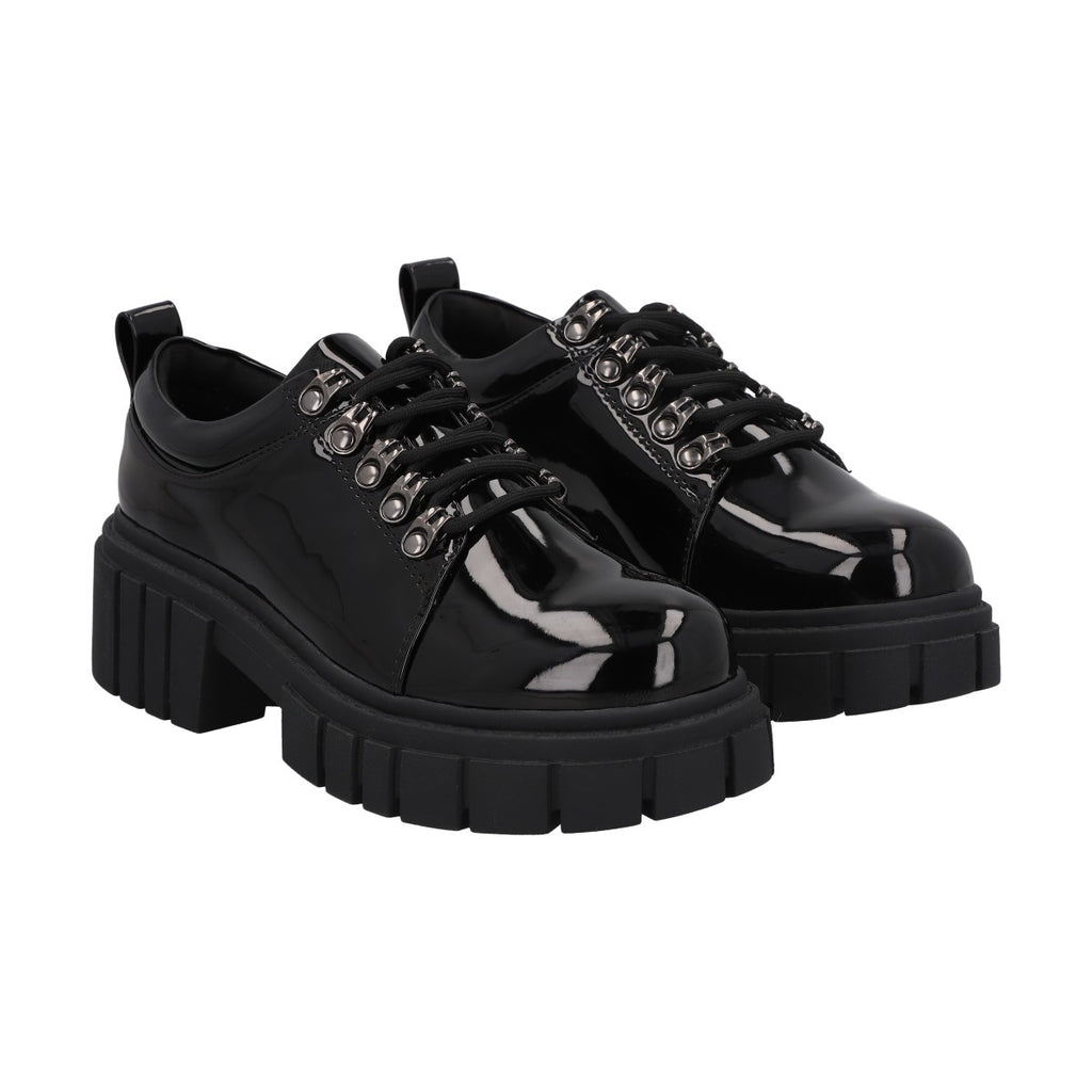 Mocasin Mujer Negro Rock Negro Police