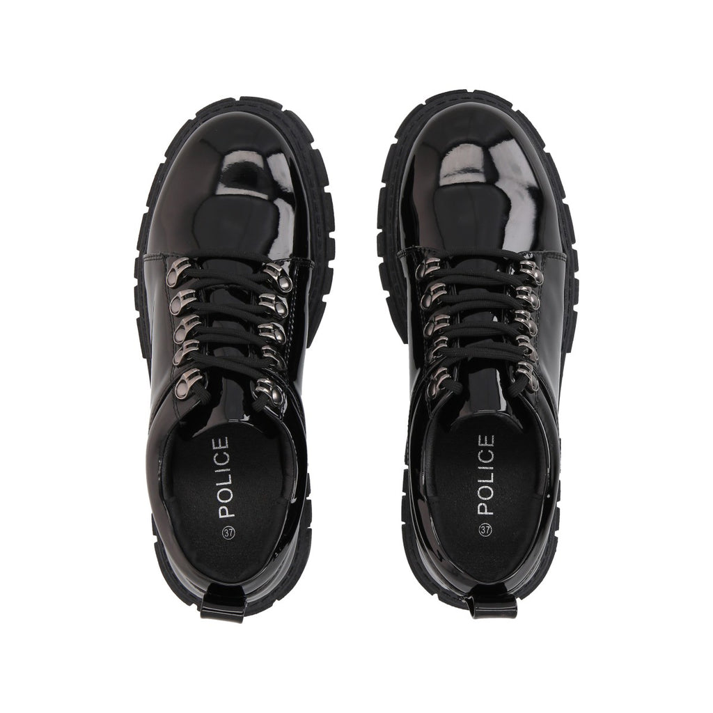 Mocasin Mujer Negro Rock Negro Police