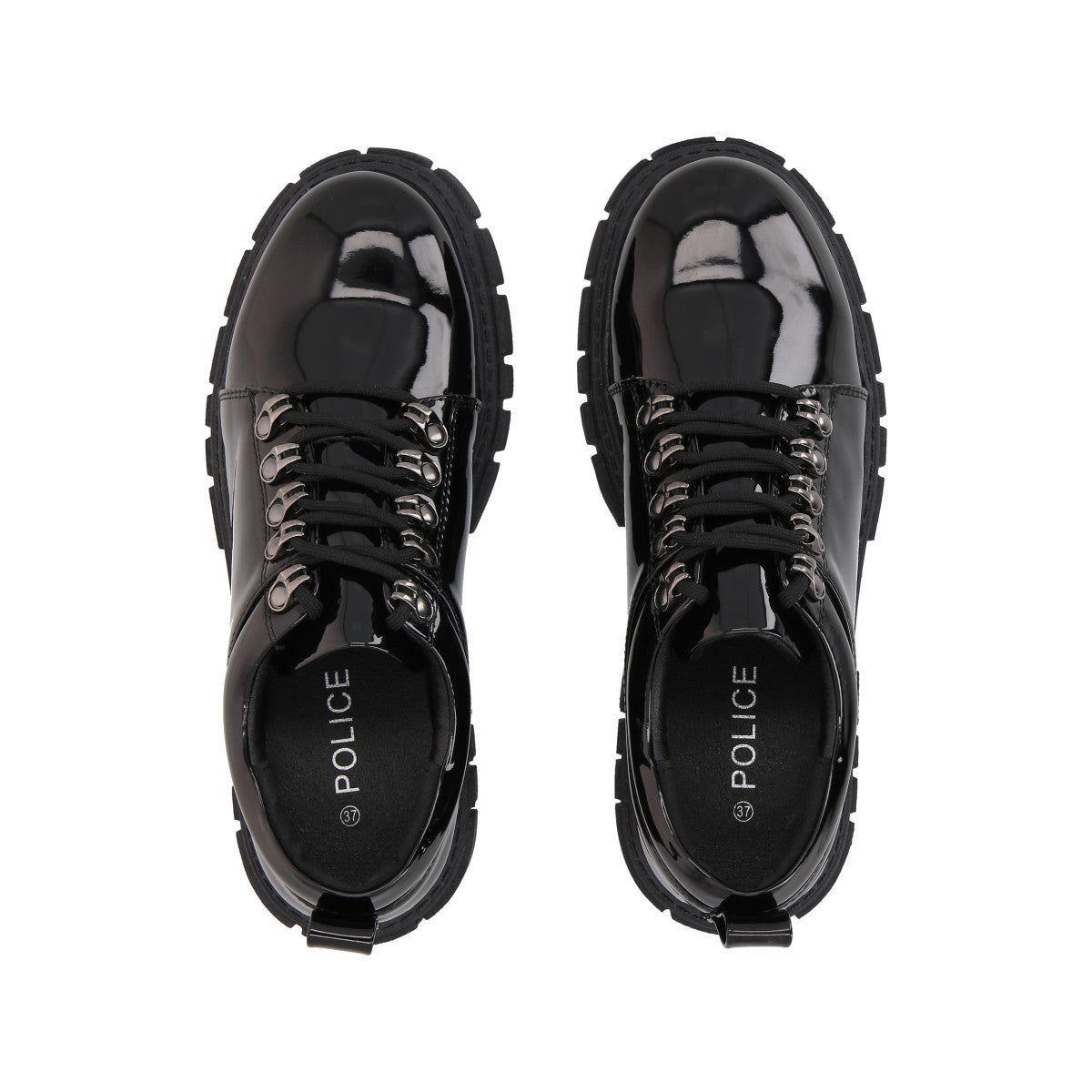 Mocasin Mujer Negro Rock Negro Police