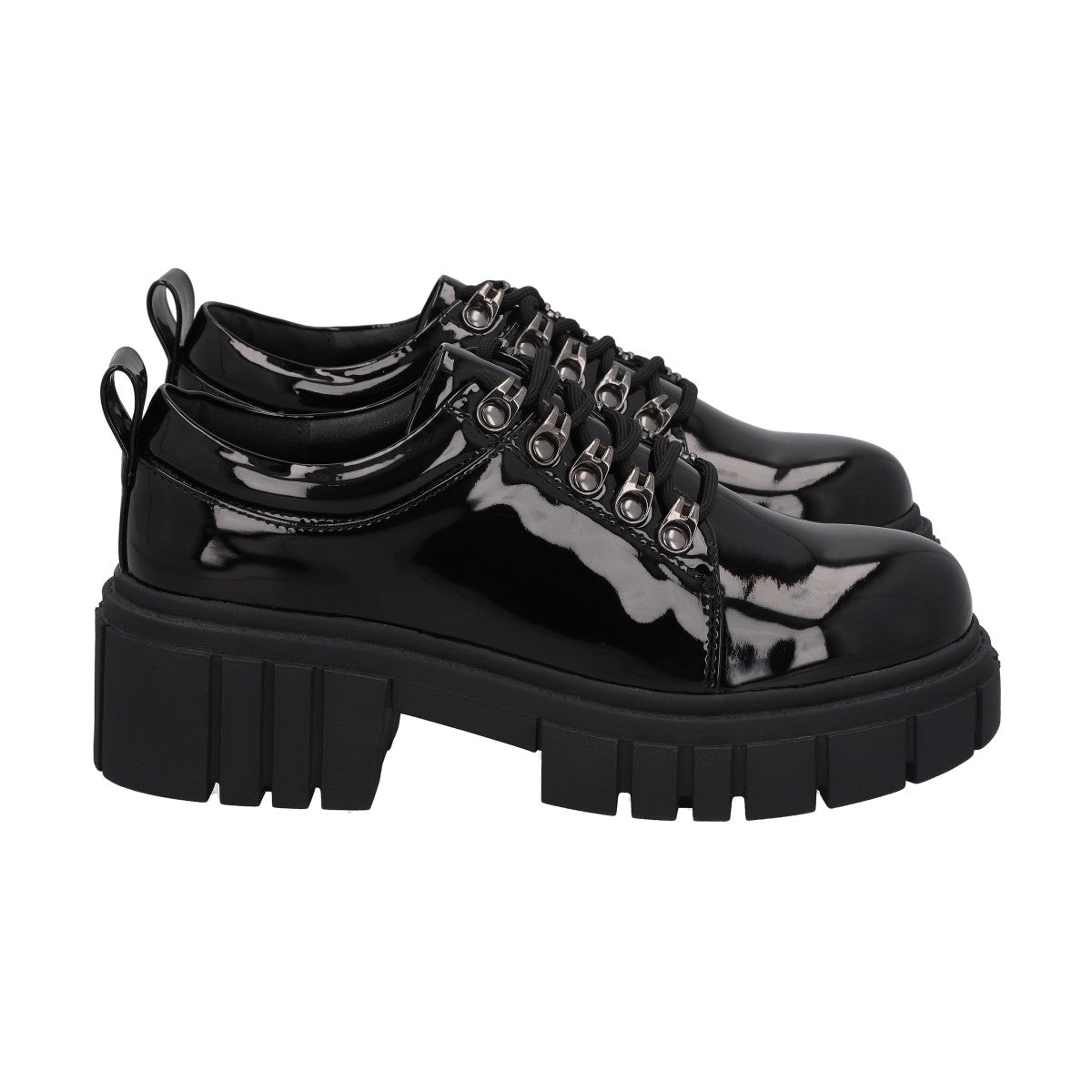 Mocasin Mujer Negro Rock Negro Police