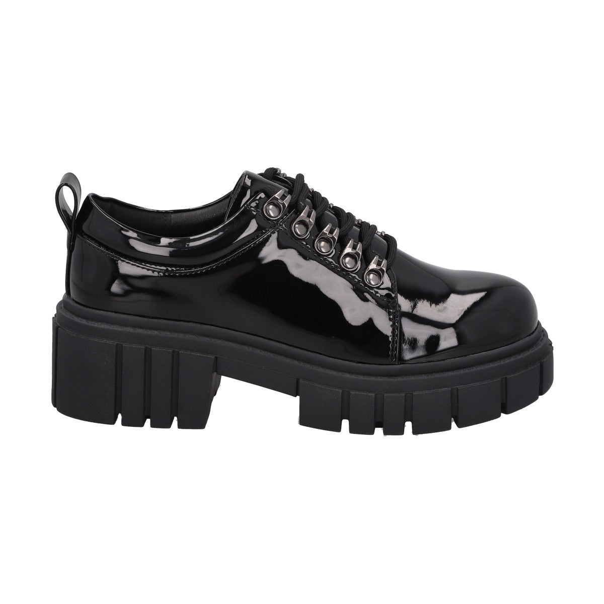 Mocasin Mujer Negro Rock Negro Police