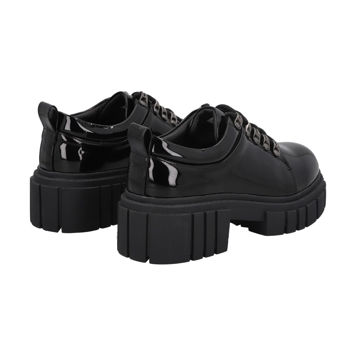 Mocasin Mujer Negro Rock Negro Police