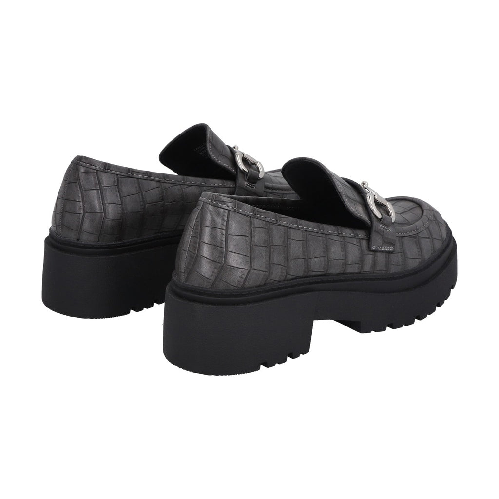 Mocasín Mujer Negro/Gris Gretha  Police