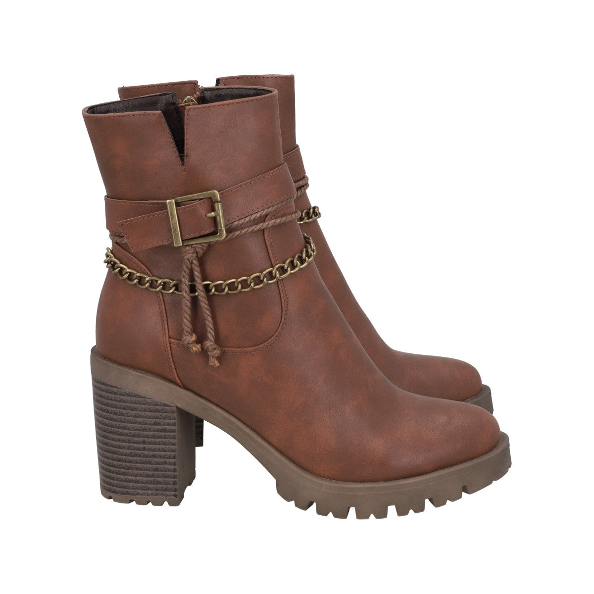 Bota Mujer Café Alison Police