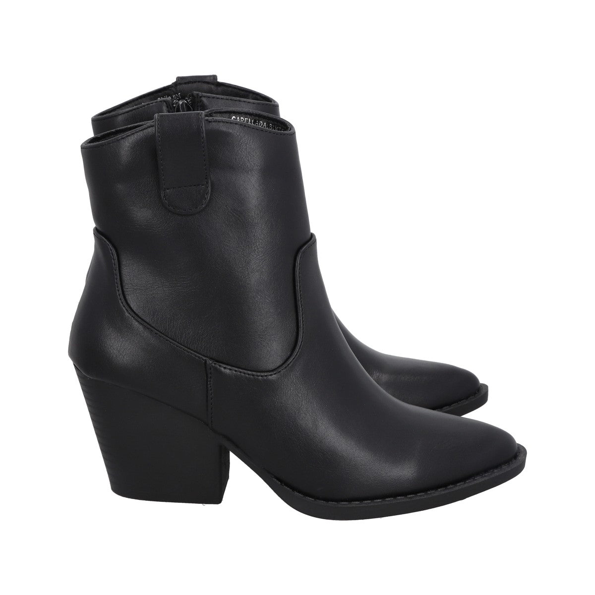 Bota Vaquera Mujer Negro Juana Police