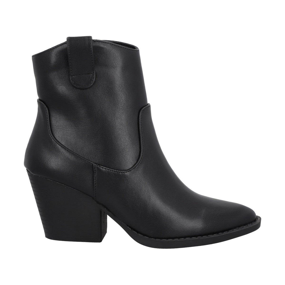 Bota Vaquera Mujer Negro Juana Police