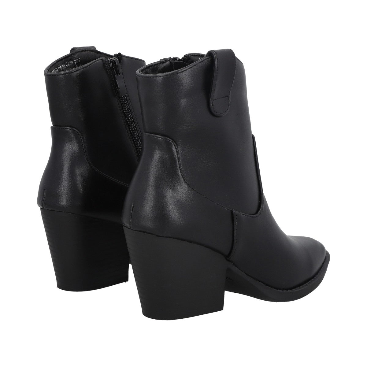 Bota Vaquera Mujer Negro Juana Police