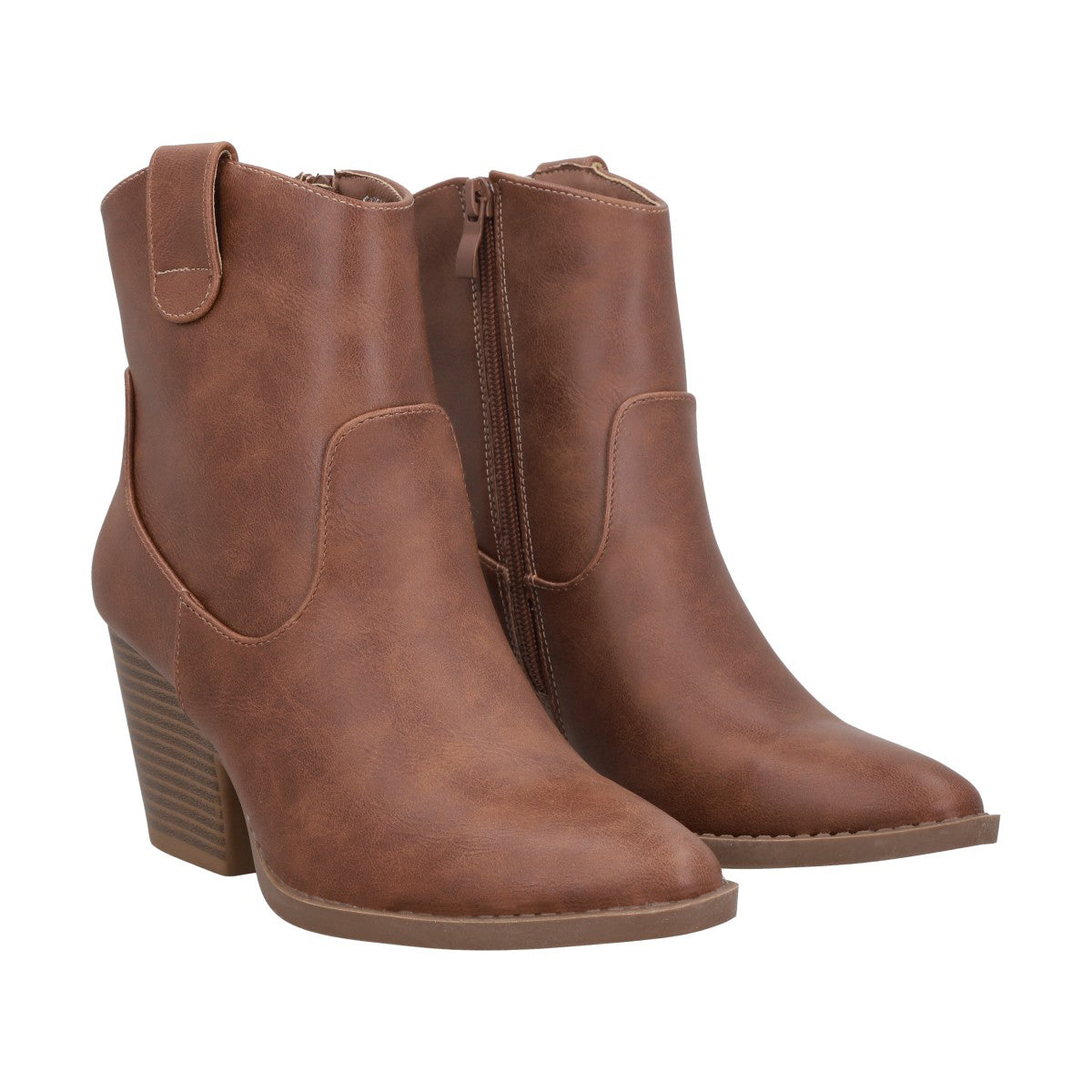 Bota Vaquera Mujer Camel Juana Police