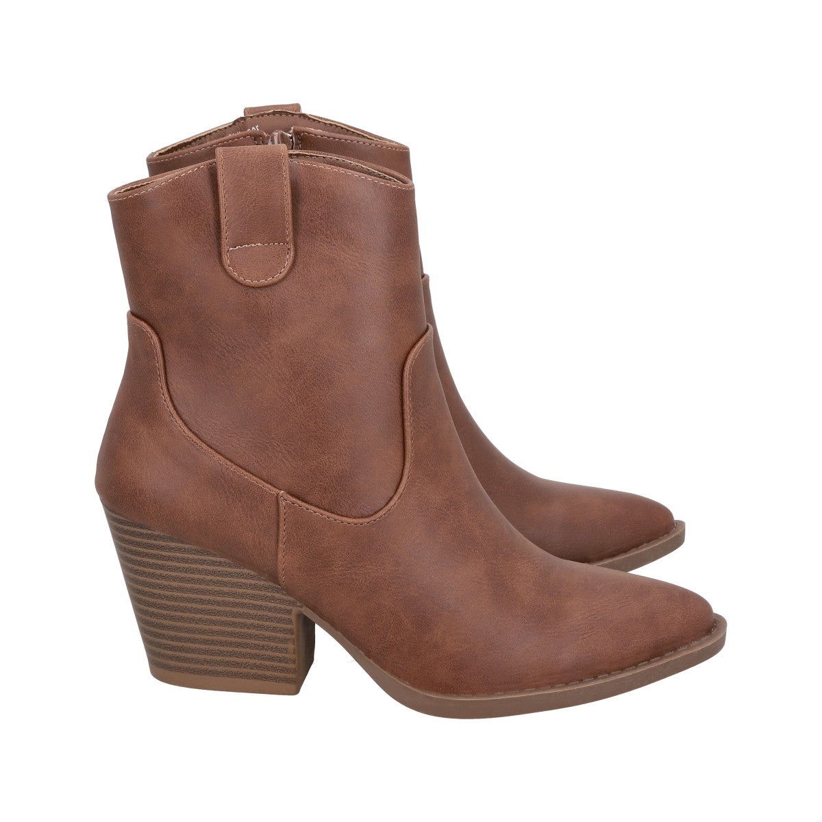 Bota Vaquera Mujer Camel Juana Police