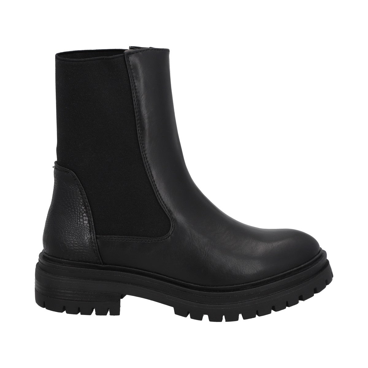 Botin Mujer Negro Plataforma Tasi Police