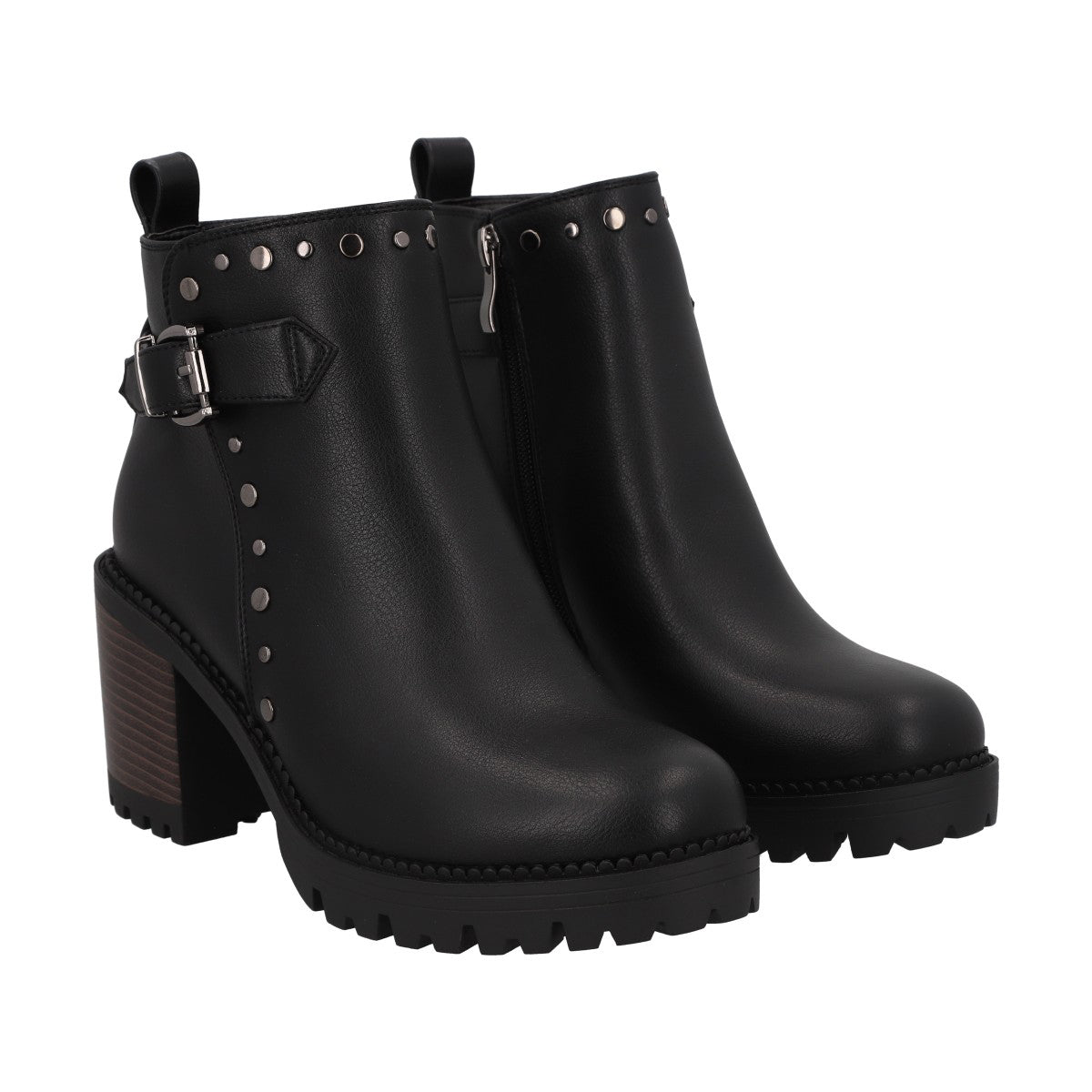 Botin Mujer Negro Zia Police