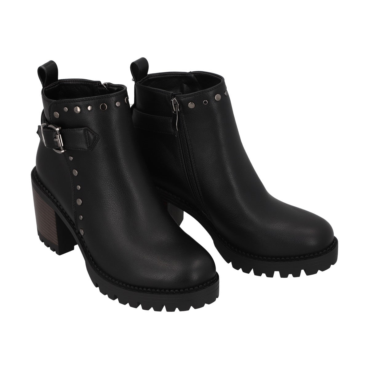 Botin Mujer Negro Zia Police