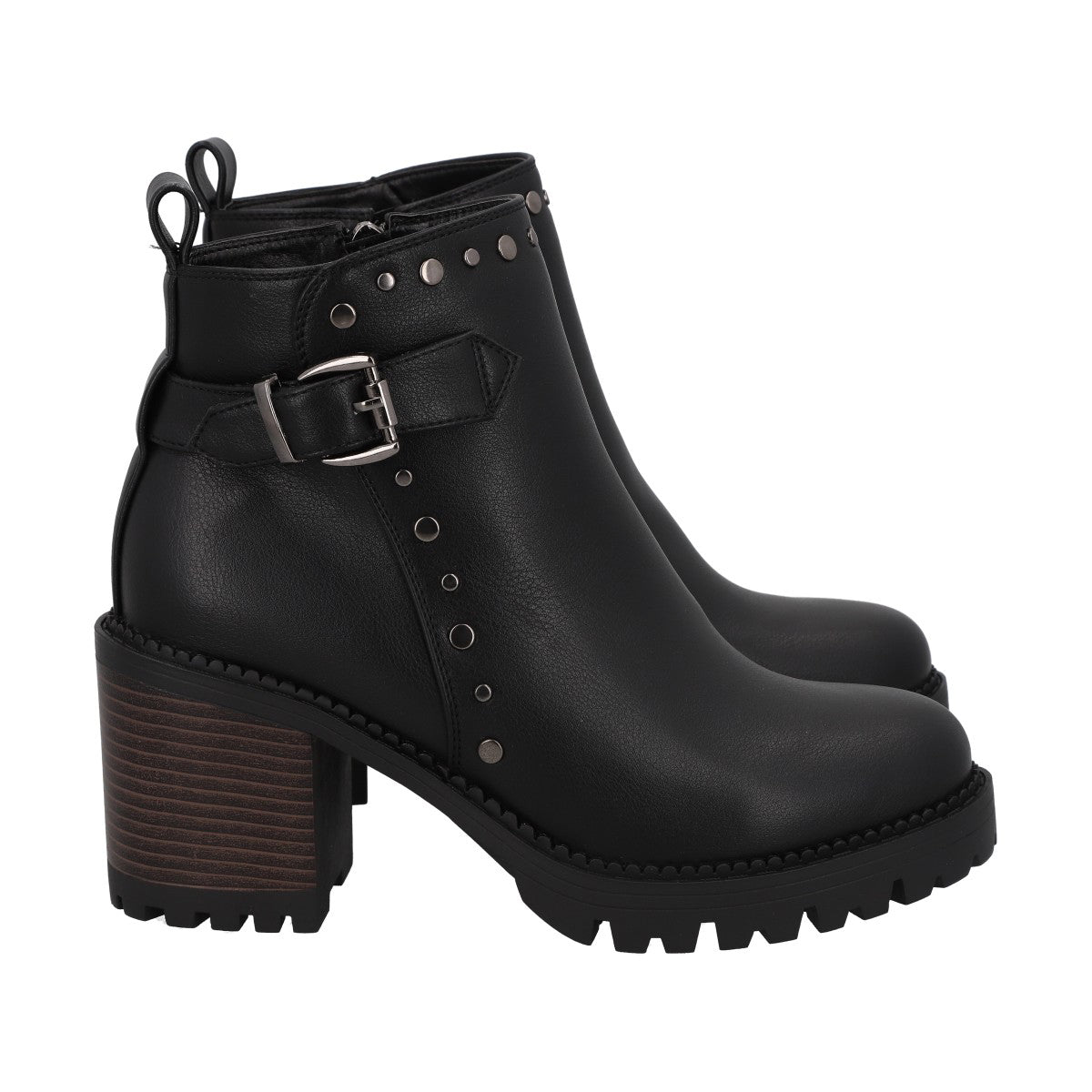 Botin Mujer Negro Zia Police