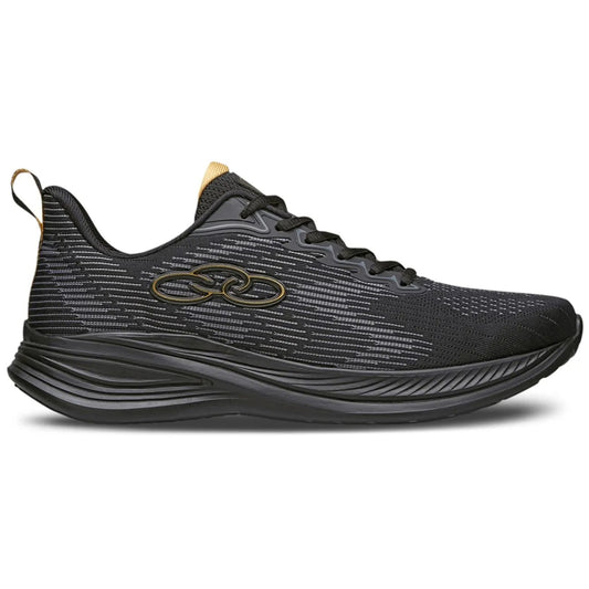 Zapatilla Hombre Marte Negro/Dorado