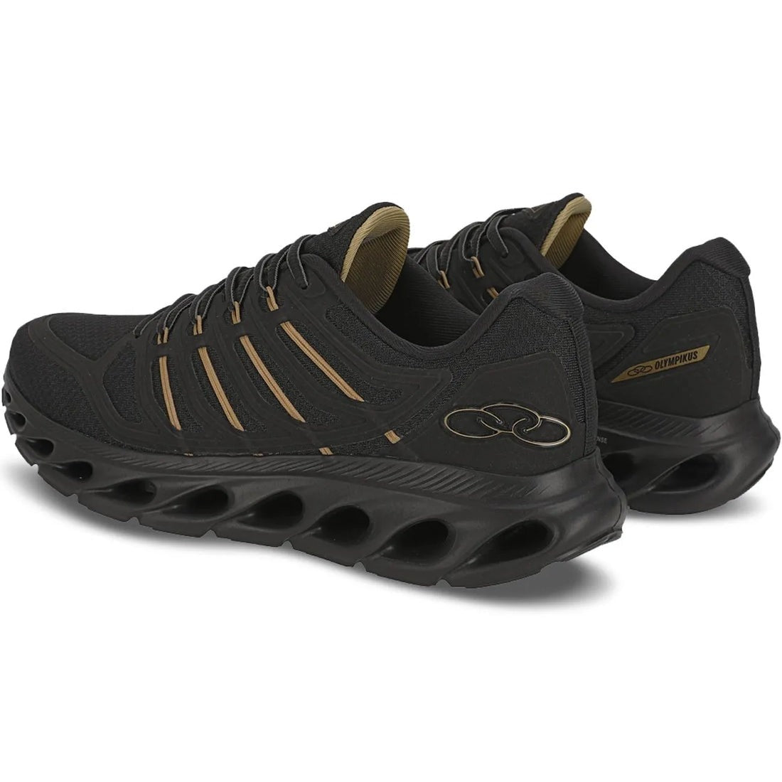 Zapatilla Hombre Cyber 4 Negro/Dorado