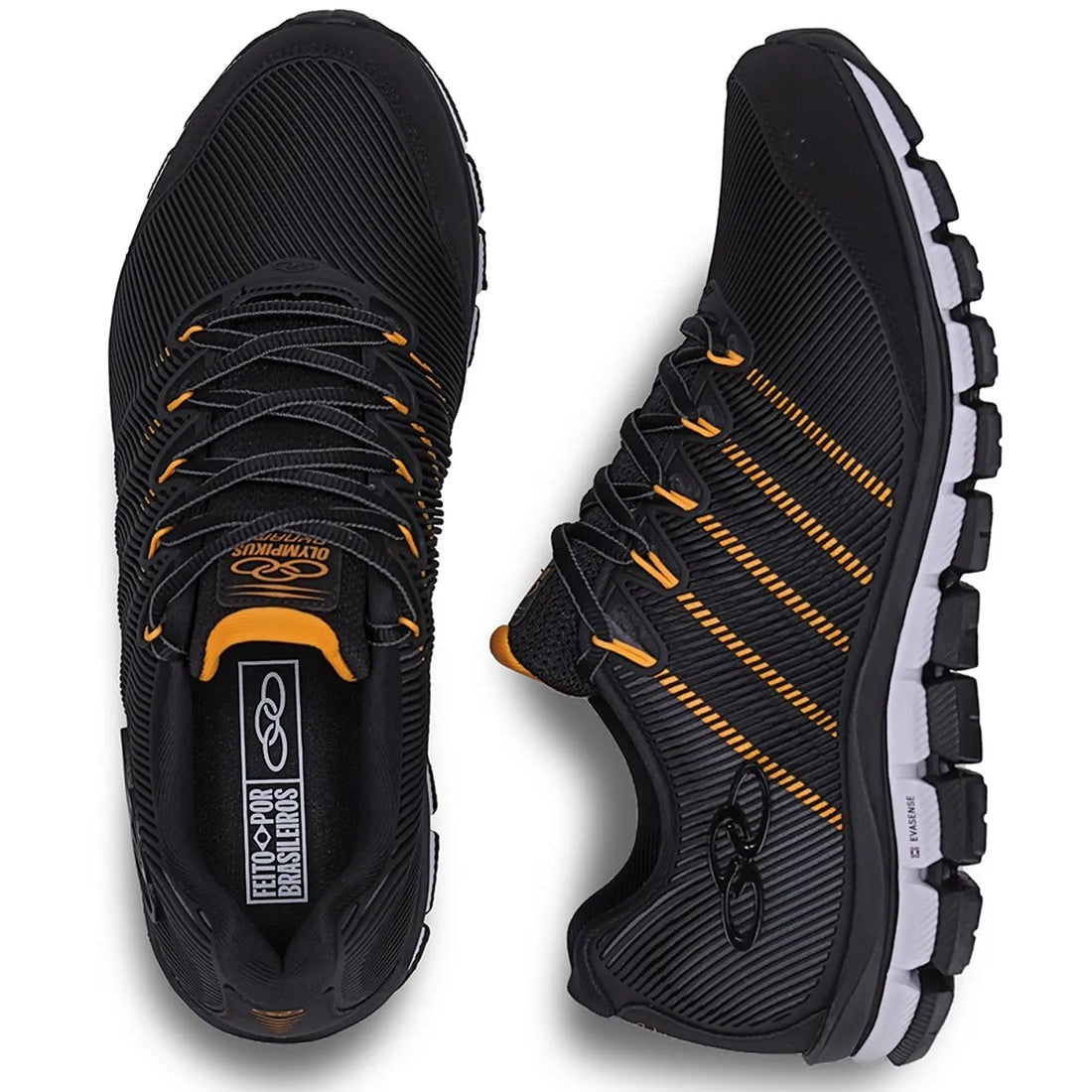 Zapatilla Hombre Dynamic Negro/Naranja