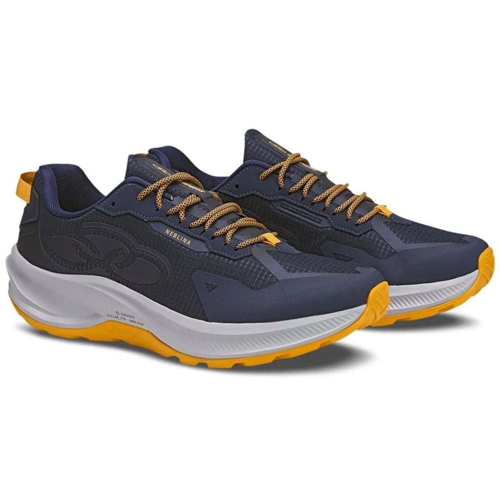 Zapatilla Trail Running Mujer Neblina Azul Marino