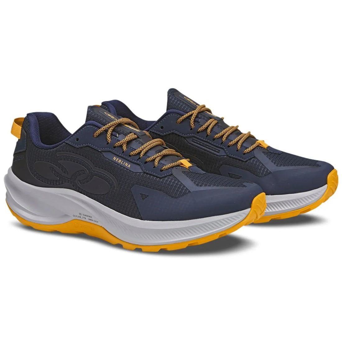 Zapatilla Trail Running Mujer Neblina Azul Marino