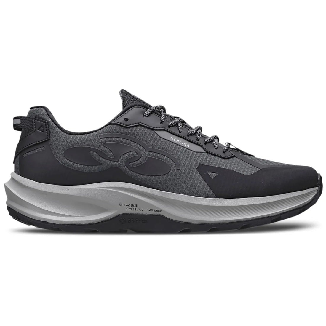 Zapatilla Trail Running Hombre Neblina Gris